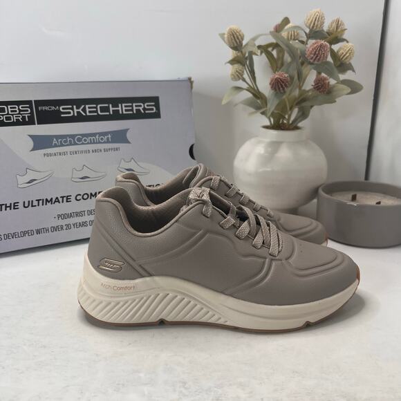 Skechers BOBS Arch Comfort B Sweet - A Bind Taupe 117560 Women 6 NWB - Picture 3 of 10